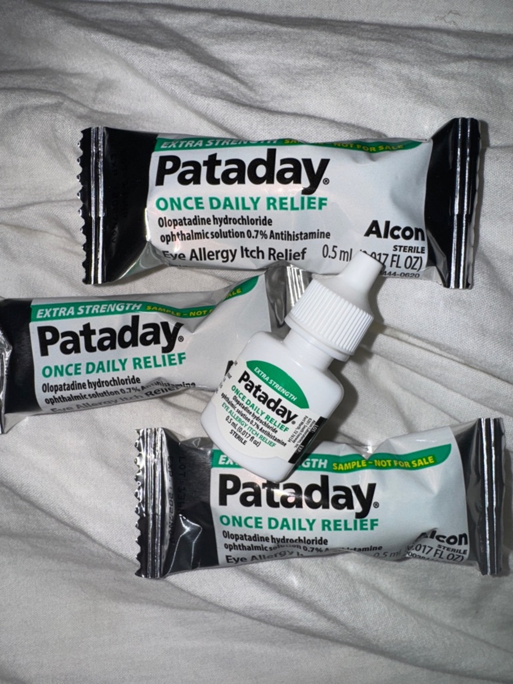 Pataday ||once daily relieve eye allergy .5ml lot of 4